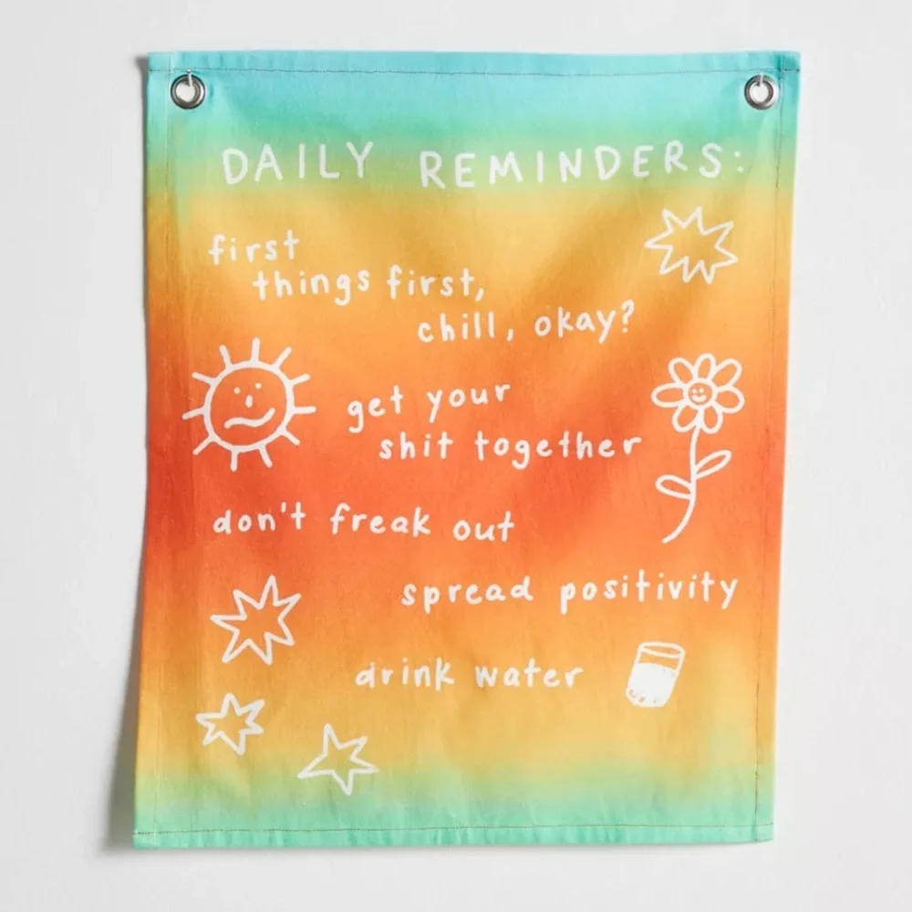 Daily Reminder Tapestry